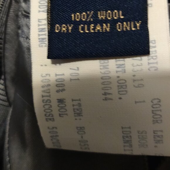 Brooks Brothers Grey Glen Check Plaid Wool 2 Piece Suit Men's 40S - Picture 3 of 13